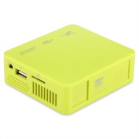 UNIC UC50 intelligente bewegliche eingebaute Lithium-Batterie Hohe Auflösung 1080p-LED-Projektor Heimkino -Theater für PC-Spiel-Projektor - Grün