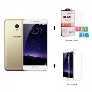 [Bundle Offer] Meizu Mx6 Champagne 4GB / 32GB + Tempered Glass + Silicone Case
