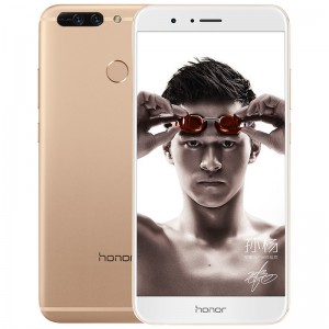 Huawei Honor V9 (DUK-AL20) Octa-Core 4G (FDD-LTE) 5.7" Dual Sim-Karte  EMUI 5.0 （Android 7.0） 6GB /  128GB - Golden 
 